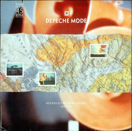 Depeche Mode Never Let Me Down Again - Orange Vinyl - VG German 12